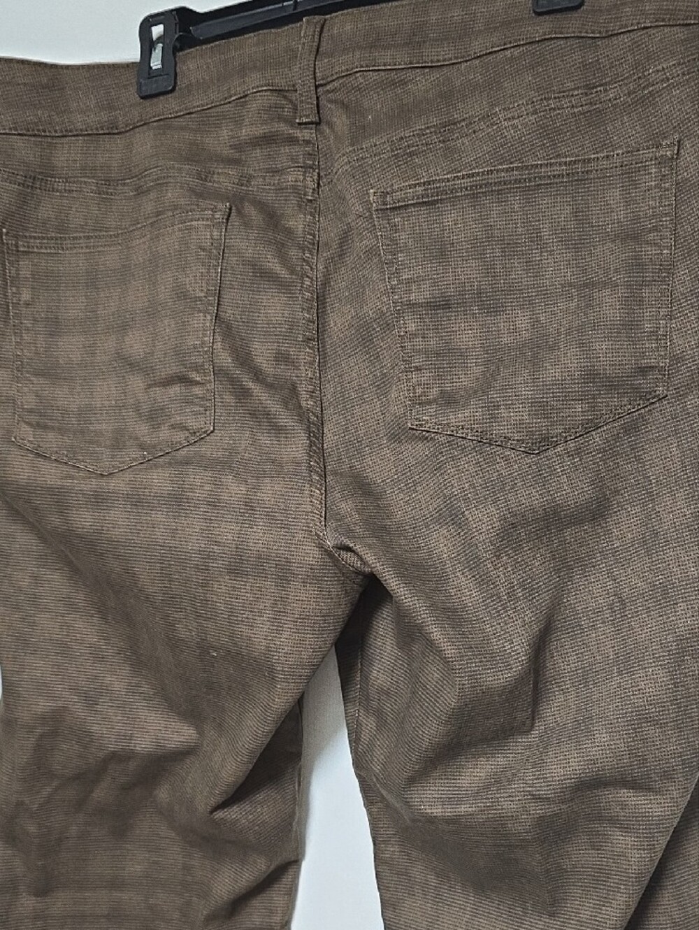 St. John's Bay Brown Plaid Kick Crop Pants Size 18W - Picture 8 of 11